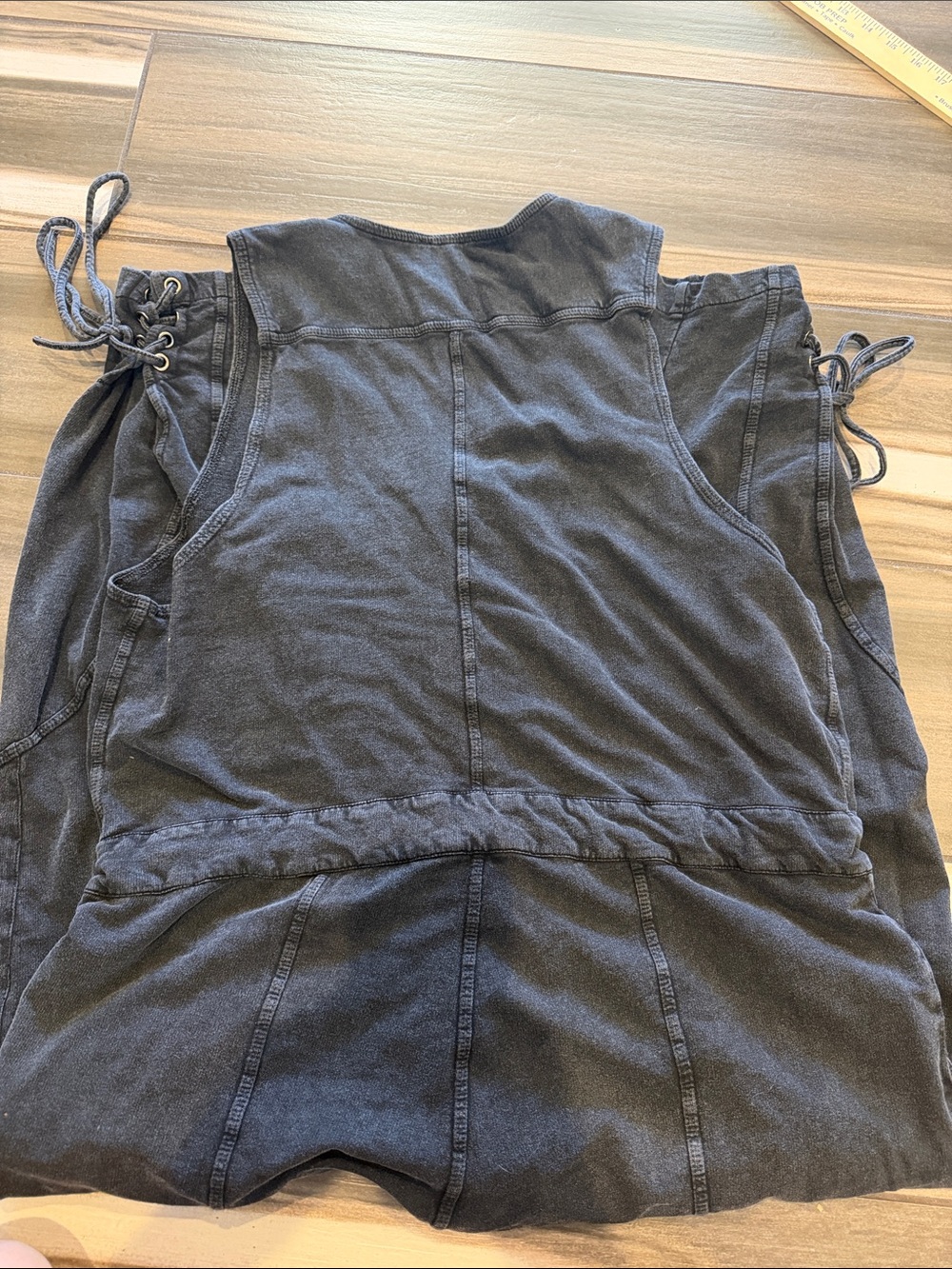 Free People black Sleeveless Jogger Jumpsuit - Picture 12 of 12
